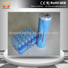 1-12colors printing Transparent LDPE shrink film for packing bottle water and beverage